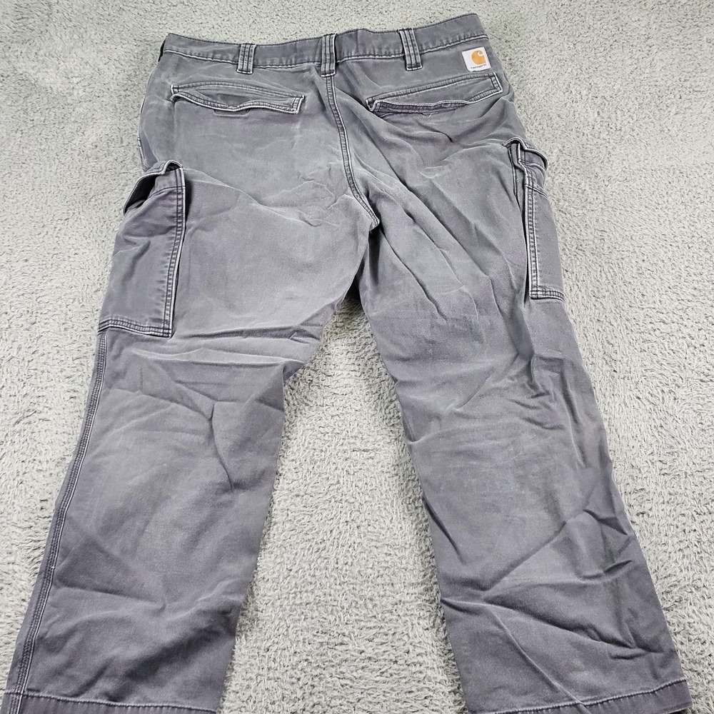 Carhartt Cargo Pants Mens 38x30 Gray Relaxed Fit Rugged Work Utility Pockets‎ - Picture 11 of 11